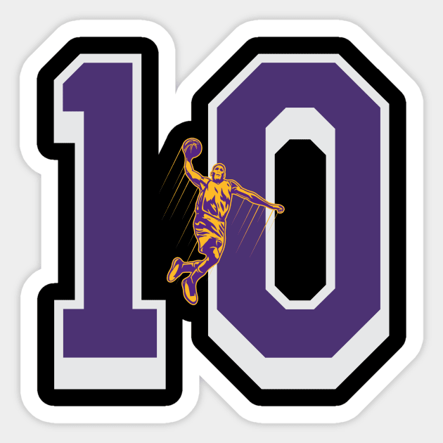 Lakers number hot sale 10